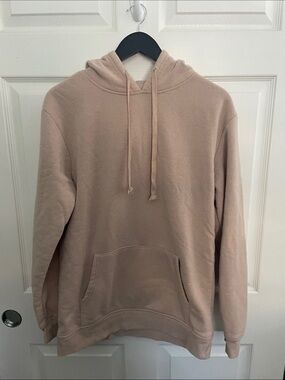 if it were me Men's Light Beige Pullover Hoodie